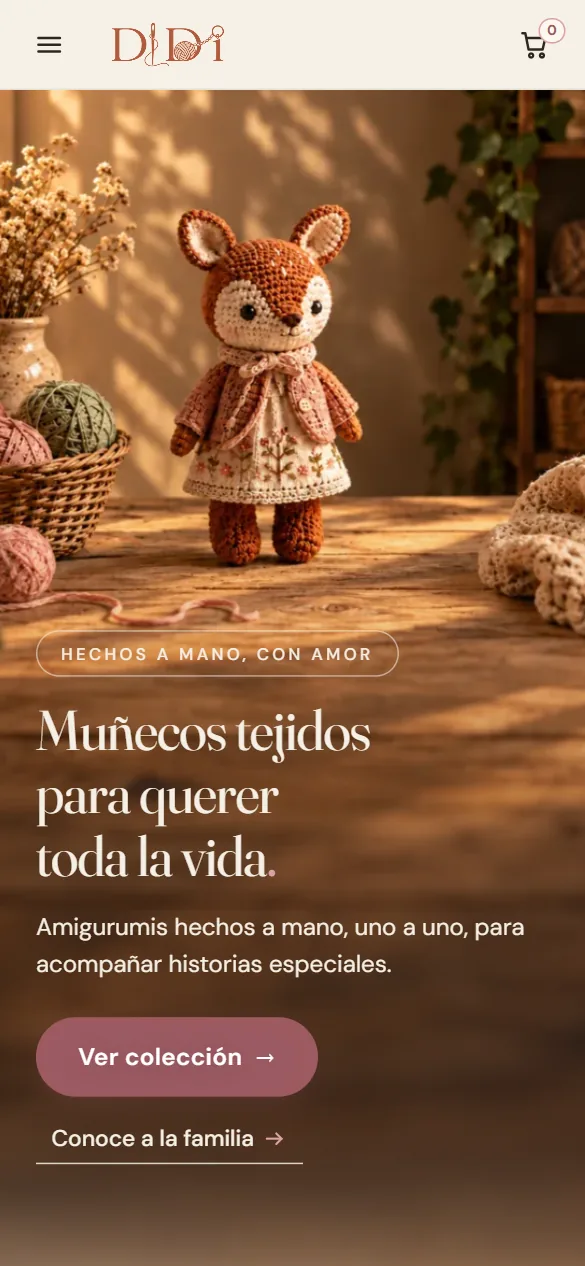 Portada y catálogo de DiDi en móvil