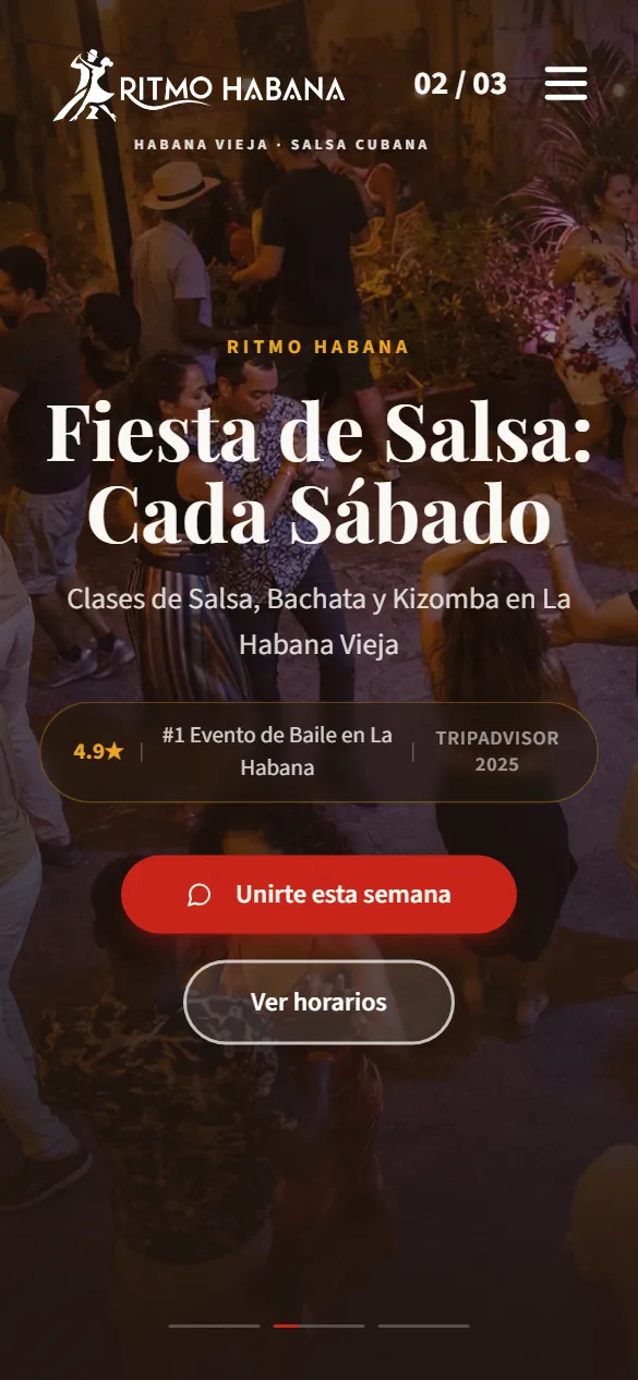 Portada y horario de Ritmo Habana en móvil